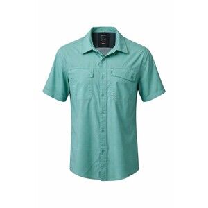Wrangler ATG Shirt Men M Green Outdoor Hiking Fishing Short Sleeve Vented Shirt